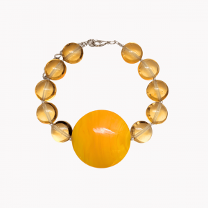 Murano Glas Armband Citron
